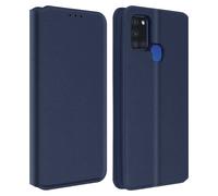 Funda para Samsung Galaxy A21s Libro Billetera F. Soporte - Azul Oscuro