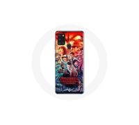 Funda para Samsung Galaxy A21S Stranger Things Teaser Temporada 4 Póster Personajes Arte