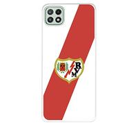 Funda para Samsung Galaxy A22 5G del Rayo Vallecano Escudo para Proteger tu móvil. Carcasa de Silicona Flexible con Licencia Oficial Rayo Vallecano
