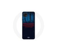 Funda para Samsung Galaxy A22 5G logo de Stranger Things Fondo Azul de la temporada 2