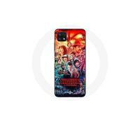 Funda para Samsung Galaxy A22 5G Stranger Things Teaser Temporada 4 Póster Personajes Arte