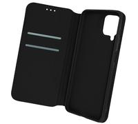Funda para Samsung Galaxy A22 Tarjetero Soporte Vídeo Negro