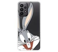Funda para Samsung Galaxy A23 5G Oficial de Looney Tunes Bugs Bunny Silueta Transparente para Proteger tu móvil. Carcasa para Samsung Galaxy de Silicona Flexible con Licencia Oficial de Warner Bros