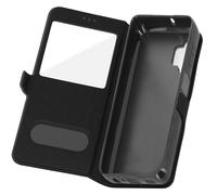 Funda para Samsung Galaxy A32 5G con Ventana Doble y Descuelgue Rápido - Negro