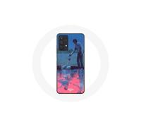 Funda para Samsung Galaxy A32 5G - Juego del Calamar - Seong Gi Hun y Cho Sang Woo - Flexible - Blanco - Mixto