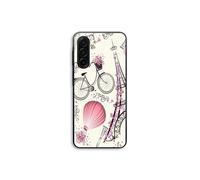 Funda para Samsung Galaxy A37 Torre Eiffel en bicicleta Maniacase