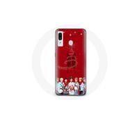 Funda para Samsung Galaxy A40 BTS Bangtan Boys Fondo Rojo Regalo de Navidad 2023