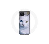 Funda para Samsung Galaxy A42 5G Turco de gato ojo azul y ojo amarillo