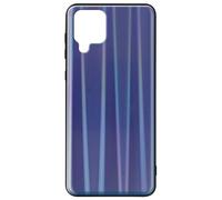 Funda para Samsung Galaxy A42 Holográfica Brillante Delgada Ligera Azul Oscuro