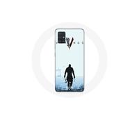 Funda para Samsung Galaxy A51 5G - MANIACASE - Vikings Temporada 6 - Flexible - Blanco - Mixto