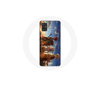 Funda para Samsung Galaxy A51 5G Tanjiro Inosuke y Zenitsu Demon Slayer Kimetsu no Yaiba Anime Manga