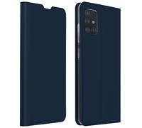 Funda para Samsung Galaxy A51 Cartera cierre magnético y Soporte - Azul oscuro