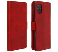 Funda para Samsung Galaxy A51 función monedero y soporte - Rojo