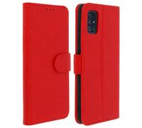 Funda para Samsung Galaxy A51 Libro Billetera F. Soporte - Rojo