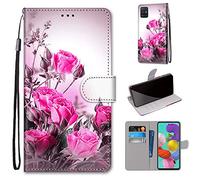Funda para Samsung Galaxy A51 PU Cartera Flip