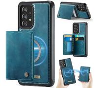 Funda para Samsung Galaxy A52/A52S,Cartera MagSafe Magnética con Bloqueo RFID, Funda de Cierre Magnético, Cartera de Cuero PU con Soporte, Ranura para Tarjetas, Case para Galaxy A52/A52S, Verde