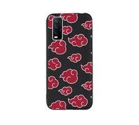 Funda para Samsung Galaxy A54 5G Oficial de Naruto, Akatsuki para Proteger tu móvil. Carcasa en Silicona Líquida Negra Flexible con Licencia Oficial