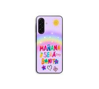 Funda para Samsung Galaxy A57 Mañana será bonito arcoíris Maniacase