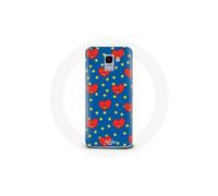Funda para Samsung Galaxy A6 2018 BTS Bangtan Boys BT21 TATA de V Fondo Azul