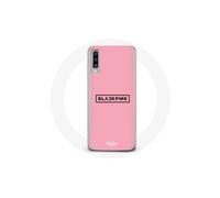 Funda para Samsung Galaxy A70 Blackpink Grupo de K-pop Logo Fondo Rosa