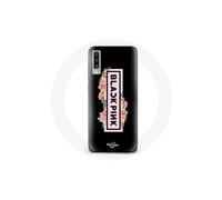 Funda para Samsung Galaxy A70 Blackpink Grupo de K-pop Logo Negro Rosa Fondo Negro