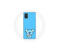 Funda para Samsung Galaxy A71 Bangtan BTS BT21 Koya RM Fondo Azul
