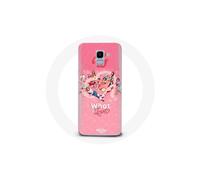 Funda para Samsung Galaxy A8 2018 Logo de TWICE Rojo Afiche What Is Love