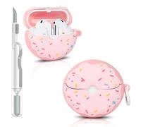 Funda para Samsung Galaxy Buds 3/3 Pro | para auriculares Galaxy Buds 3 FE (2025) | Funda protectora de carga de silicona | Diseño de piel de múltiples estilos | con kit de limpieza y mosquetón (PKTTQ