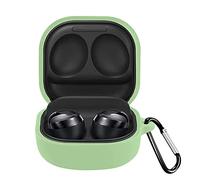 Funda para Samsung Galaxy Buds FE/Galaxy Buds 2 Pro 2022/ Galaxy Buds 2/Galaxy Buds Live/Galaxy Buds Pro,Carcasa de Silicona Resistente a los Golpes Suave y Flexible,Matcha Verde