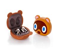 Funda para Samsung Galaxy Buds2 Pro (2022), Galaxy Buds 2 (2021), Galaxy Buds Pro (2021), Galaxy Buds Live (2020), XMBYGY Funda de Silicona con Llavero para Auriculares Galaxy Buds (Bear)