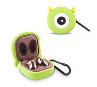 Funda para Samsung Galaxy Buds2 Pro (2022), Galaxy Buds 2 (2021), Galaxy Buds Pro (2021), Galaxy Buds Live (2020), XMBYGY Funda de Silicona con Llavero para Auriculares Galaxy Buds (MrQ)