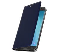 Avizar Flip Book Cover Funda Cartera Azul Oscuro para Samsung Galaxy J3 2017