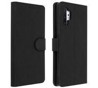 Funda para Samsung Galaxy Note 10 Plus Libro Billetera F. Soporte - Negro