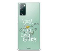 Funda para Samsung Galaxy S20 FE Oficial de Dumbo Vuela Tan Alto para Proteger tu móvil. Carcasa para Samsung de Silicona Flexible con Licencia Oficial de Disney.