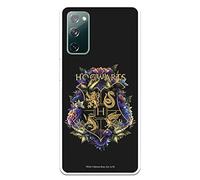 Funda para Samsung Galaxy S20 FE Oficial de Harry Potter Hogwarts Floral para Proteger tu móvil. Carcasa para Samsung de Silicona Flexible con Licencia Oficial de Harry Potter.
