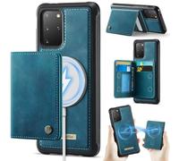 Funda para Samsung Galaxy S20 Plus,Cartera MagSafe Magnética con Bloqueo RFID, Funda de Cierre Magnético, Cartera de Cuero PU con Soporte, Ranura para Tarjetas, Case para Galaxy S20 Plus, Verde