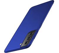 Funda para Samsung Galaxy S21 FE 5G, Ultrafina Funda para teléfono móvil Ajuste Fino protección antiarañazos Carcasa rígida Parachoques rígido PC Samsung Galaxy S21 FE Funda de 6,4” Azul