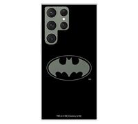 Funda para Samsung Galaxy S23 Ultra Oficial de DC Comics Batman Logo Transparente para Proteger tu móvil. Carcasa para Samsung de Silicona Flexible con Licencia Oficial de DC Comics