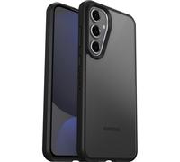 Funda para Samsung Galaxy S24 FE OtterBox React Series,Resistente a Golpes y caídas,Ultra-Fina, Protectora,Testada con los estándares Militares anticaídas, Transparente/Negro