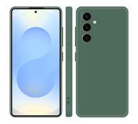 Funda para Samsung Galaxy S25 [actualización de material] Carcasa de silicona suave a prueba de golpes con forro de microfibra Protección completa de la cámara, protección contra caídas para Samsung