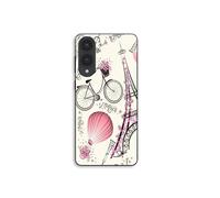 Funda para Samsung Galaxy S25 Edge Torre Eiffel en bicicleta Maniacase