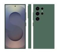 Funda para Samsung Galaxy S25 Ultra [actualización de material] Carcasa de silicona suave con forro de microfibra, protección completa para cámara, antigolpes, protección contra caídas para Samsung