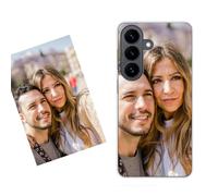Funda para Samsung Galaxy S26 5G Personalizada con Foto | Funda Personalizable Samsung | Funda Transparente con Dibujo Texto Flexible Carcasa Nombre Colores (S26 5G)
