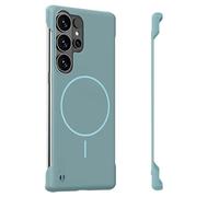 Funda para Samsung Galaxy S26 Ultra, compatible con Mag-Safe Magnet Wireless, sensación original sin bordes, mango delgado, antideslizante, fina, resistente a los golpes, color azul
