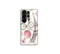 Funda para Samsung Galaxy S26 Ultra Torre Eiffel en bicicleta Maniacase