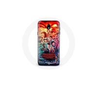 Funda para Samsung Galaxy S4 Stranger Things Teaser Temporada 4 Póster Personajes Arte