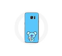Funda para Samsung Galaxy S6 Bangtan BTS BT21 Koya RM Fondo Azul