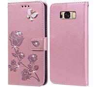 Funda para Samsung Galaxy S8 Carcasa,Ranuras Tarjetas,Soporte Plegable,Silicona TPU,Case Protectora Funda para Samsung Galaxy S8(5.8")