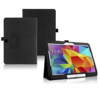 WiTa-Store Funda Caso para Samsung Galaxy Tab 4 10.1 Pulgadas SM-T530 T531 T533 T535 Smart Cover Slim Case Stand Flip Película (Negro) Nuevo
