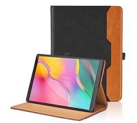 Funda para Samsung Galaxy Tab A 10.1 2019 T510/T515 PU Leather Ángulos Ajustables Tablet Case con Supporto Funzione y Bolsillo para Samsung Galaxy Tab A 10.1 2019 SM-T510 - Negro